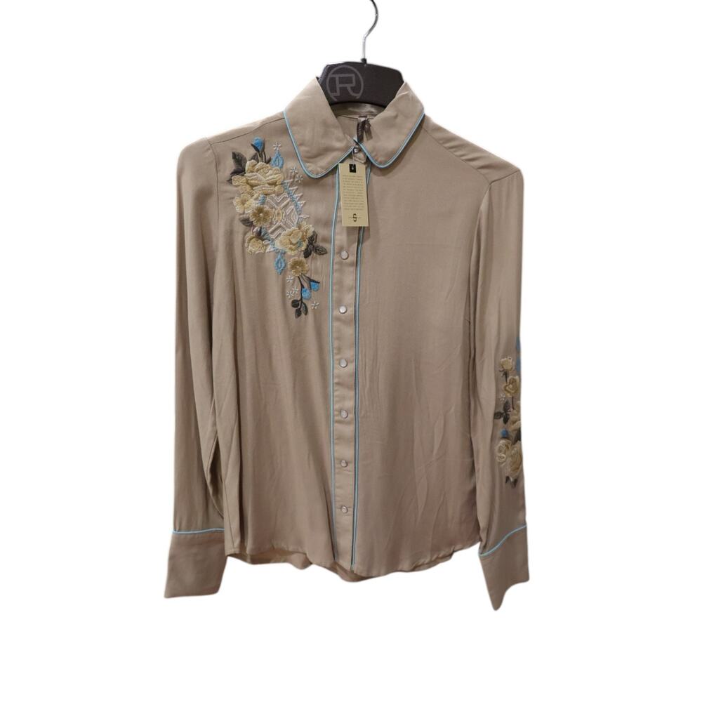 Stetson - Floral/Nude Top